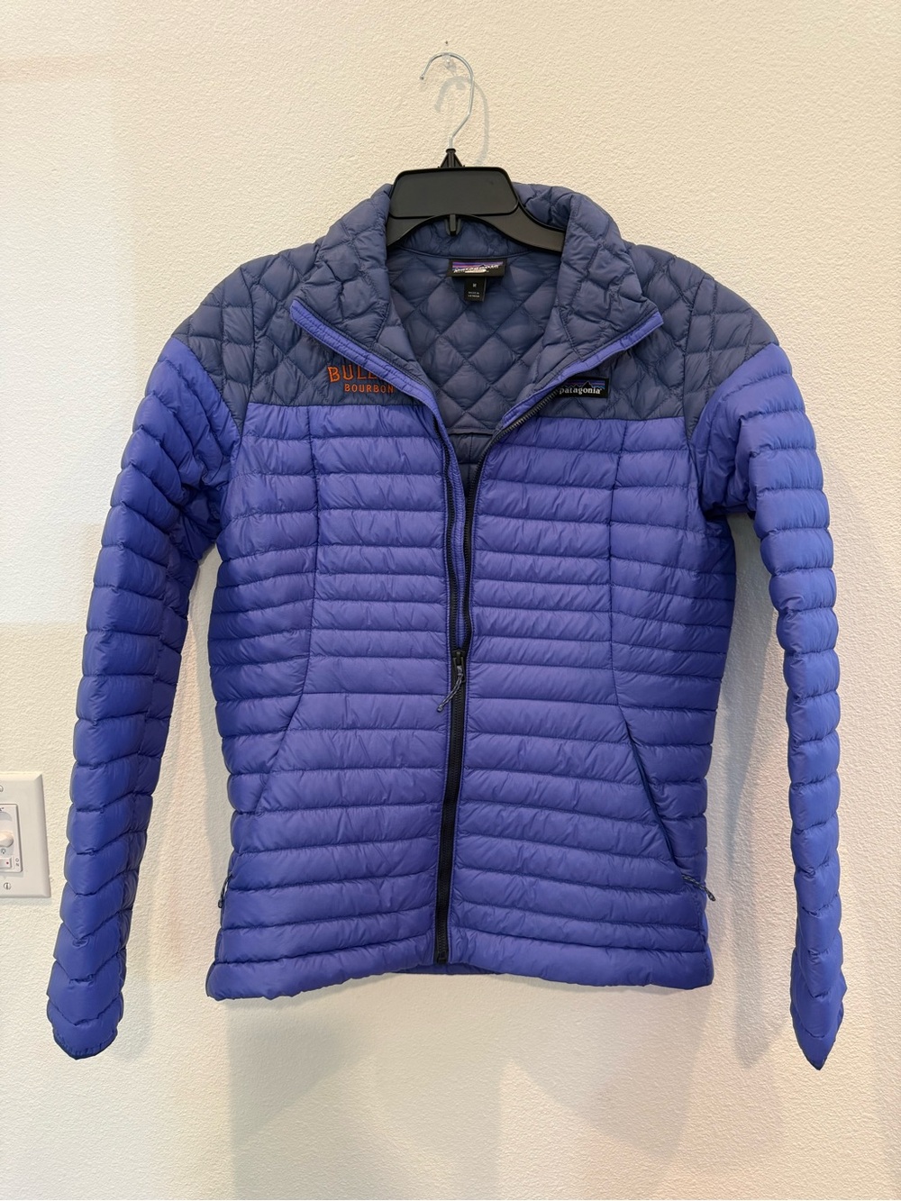 Patagonia Kids Two-Tone Blue Quilted Puffer Jacket